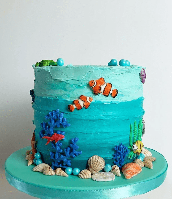 Adorable Tropical Fish Cake