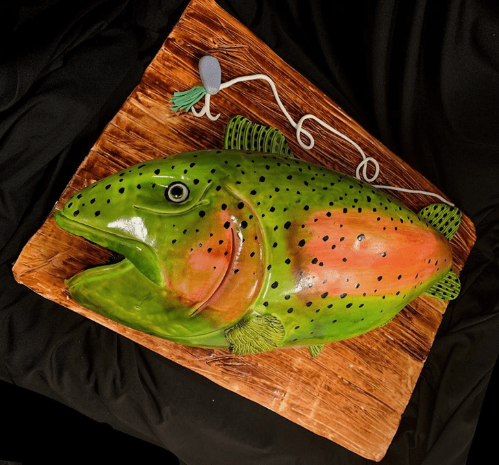 Adorable Trout Cake