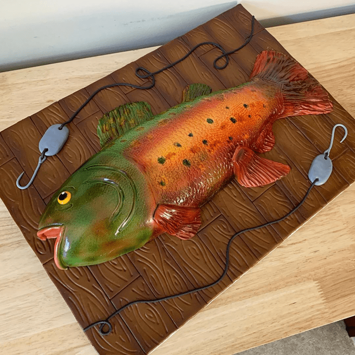 Inviting Trout Cake