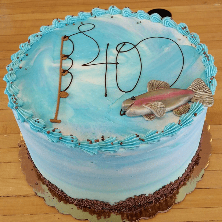 Lovely Trout Cake Design