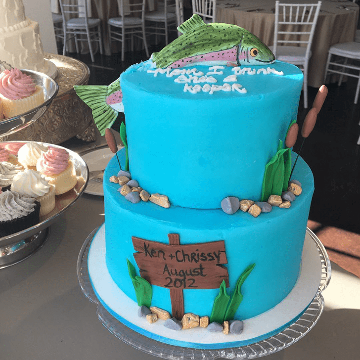 Wonderful Trout Cake Design