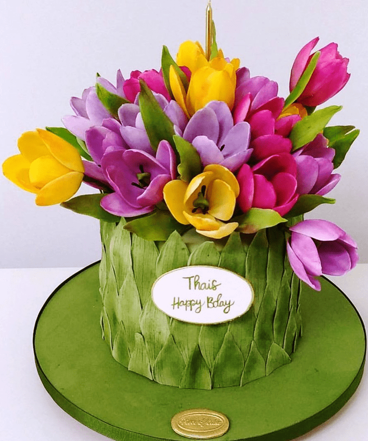 Divine Tulip Cake