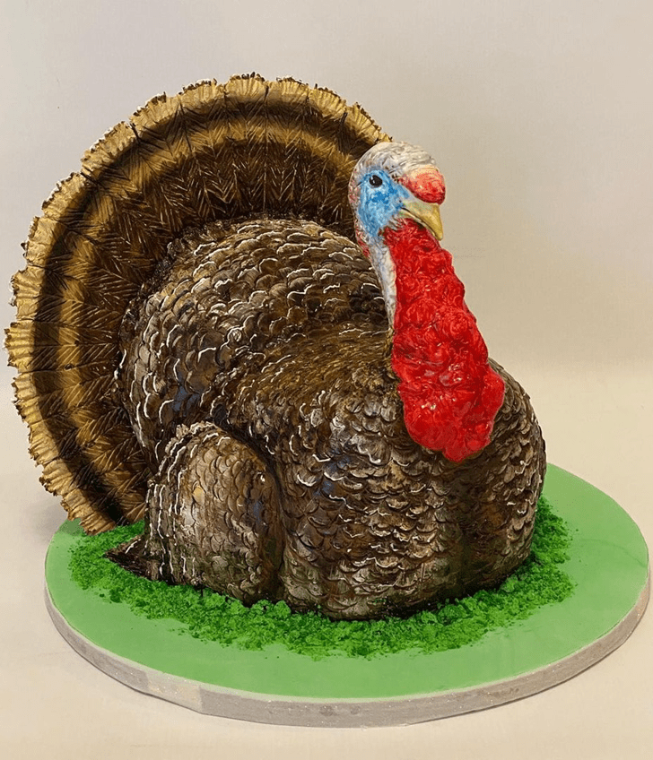 Beauteous Turkey Cake