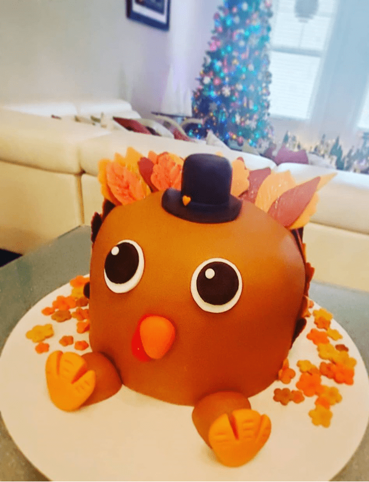 Cute Turkey Cake