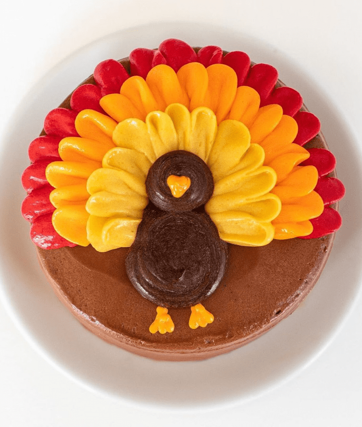 Dazzling Turkey Cake