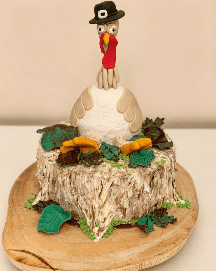 Exquisite Turkey Cake