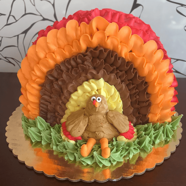 Shapely Turkey Cake