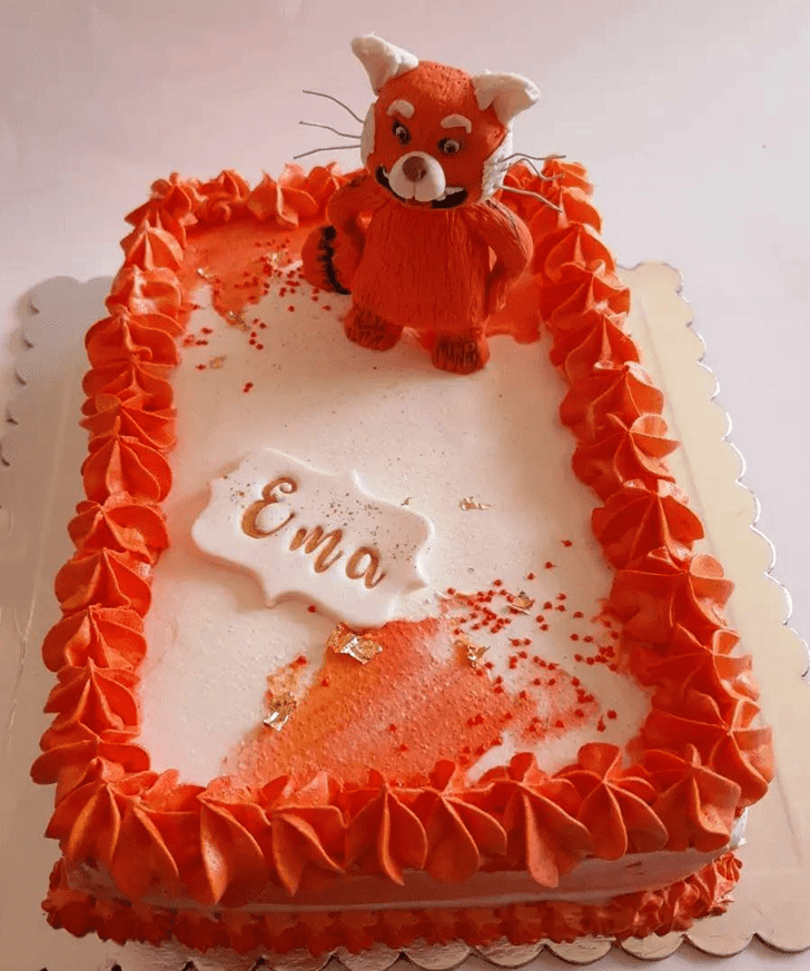 Divine Turning Red Cake