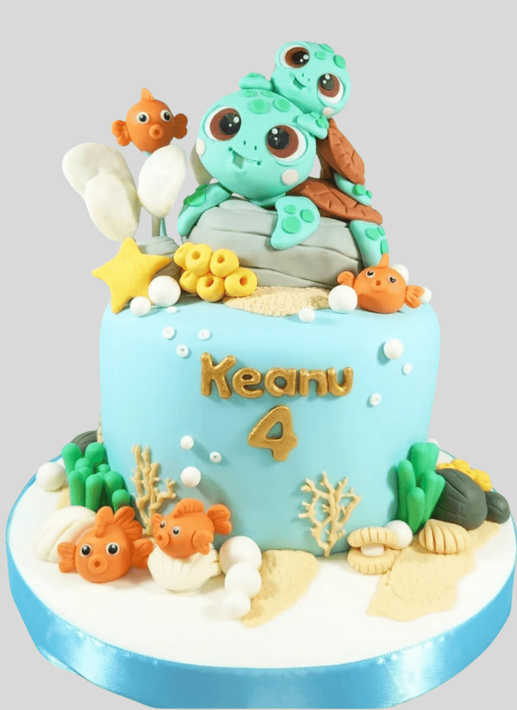 Admirable Turtle Cake Design