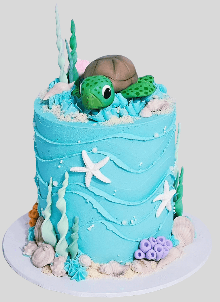 Wonderful Turtle Cake Design