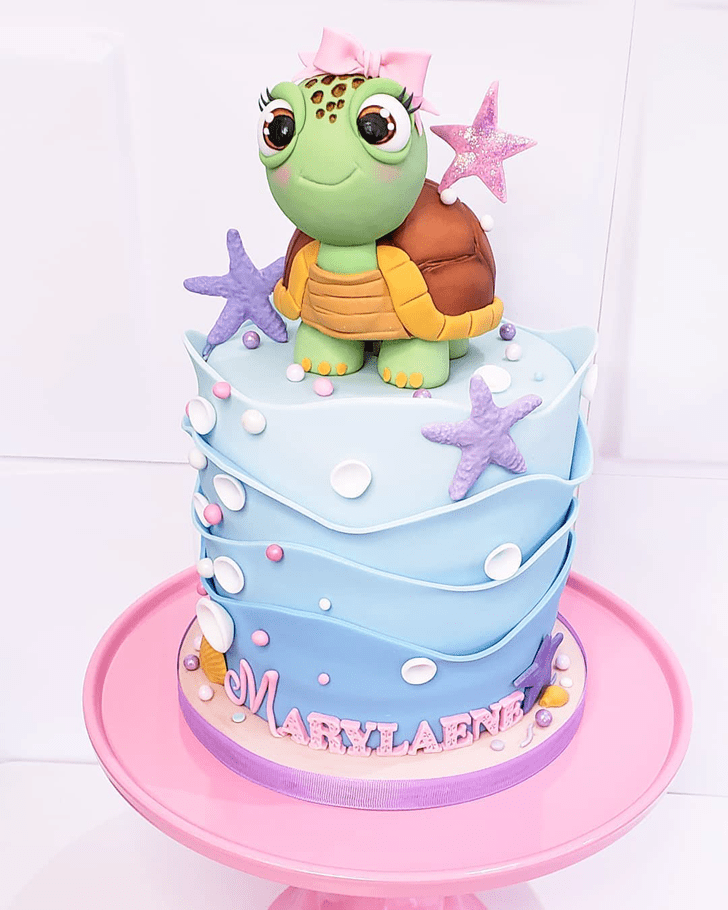 Delightful Turtle Cake