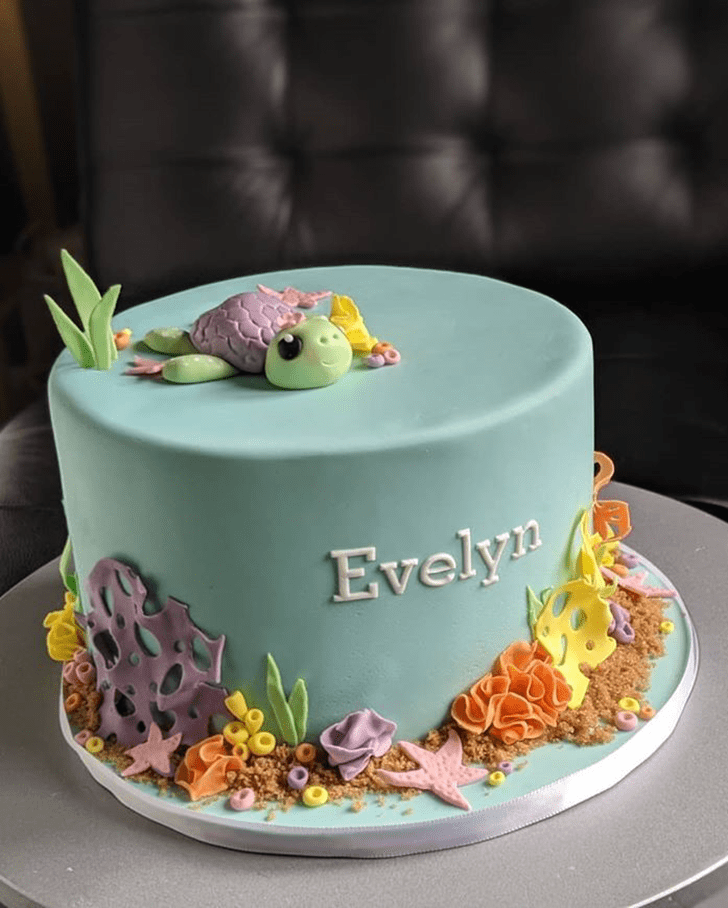 Elegant Turtle Cake