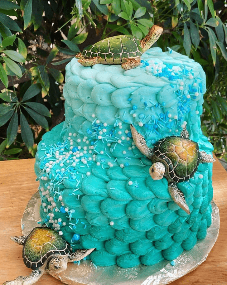 Enthralling Turtle Cake