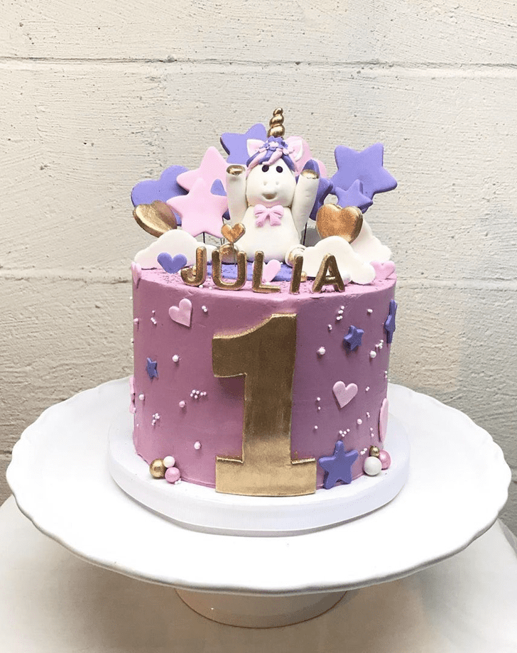 Alluring Unicorn Cake