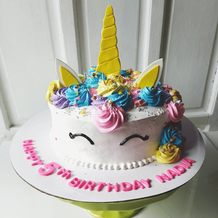 Elegant Unicorn Cake