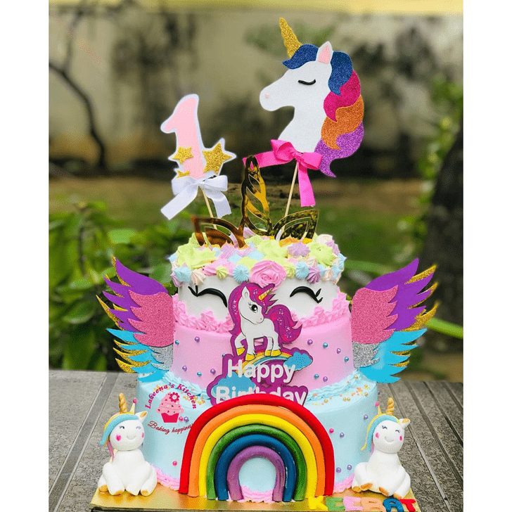 Lovely Unicorn Cake Design