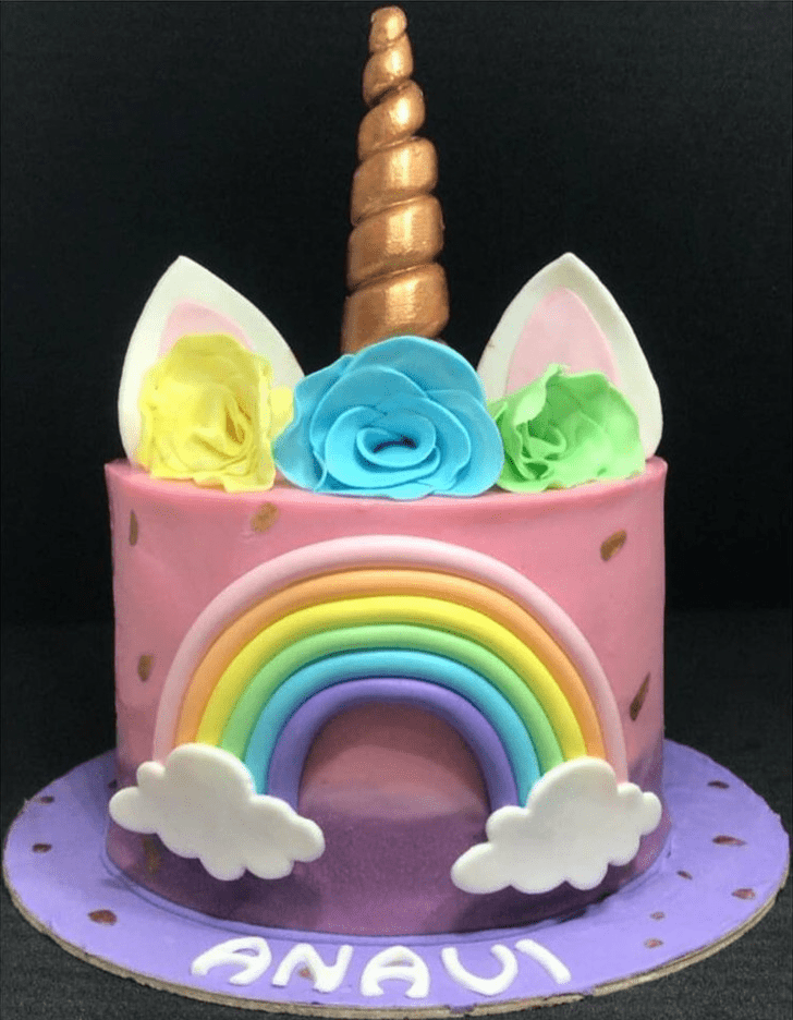Radiant Unicorn Cake