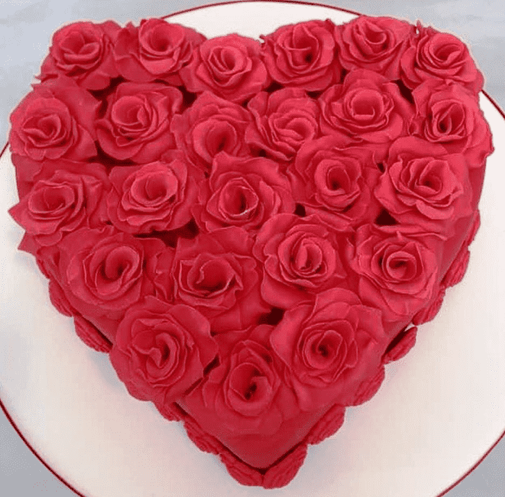 Handsome Valentines Cake
