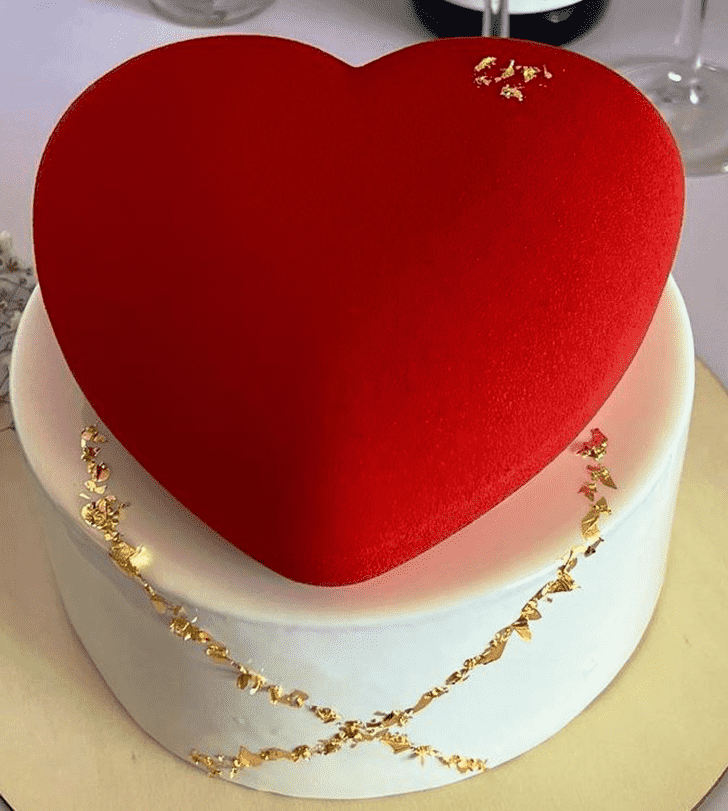 Magnetic Valentines Cake
