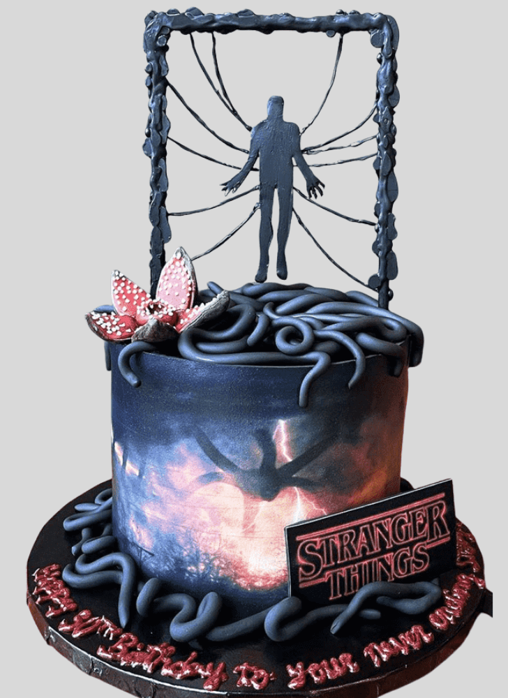 Slightly Vecna Cake