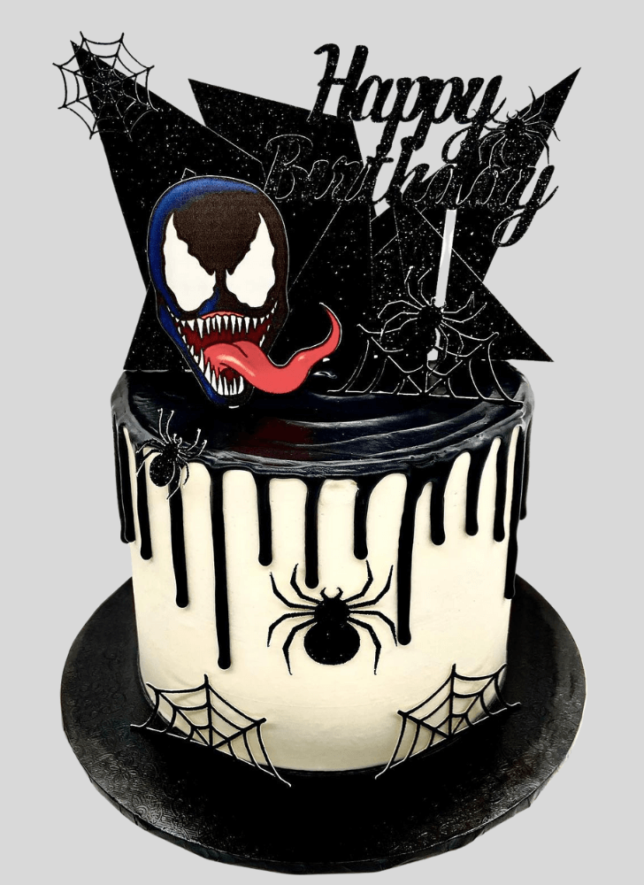 Lovely Venom Cake Design