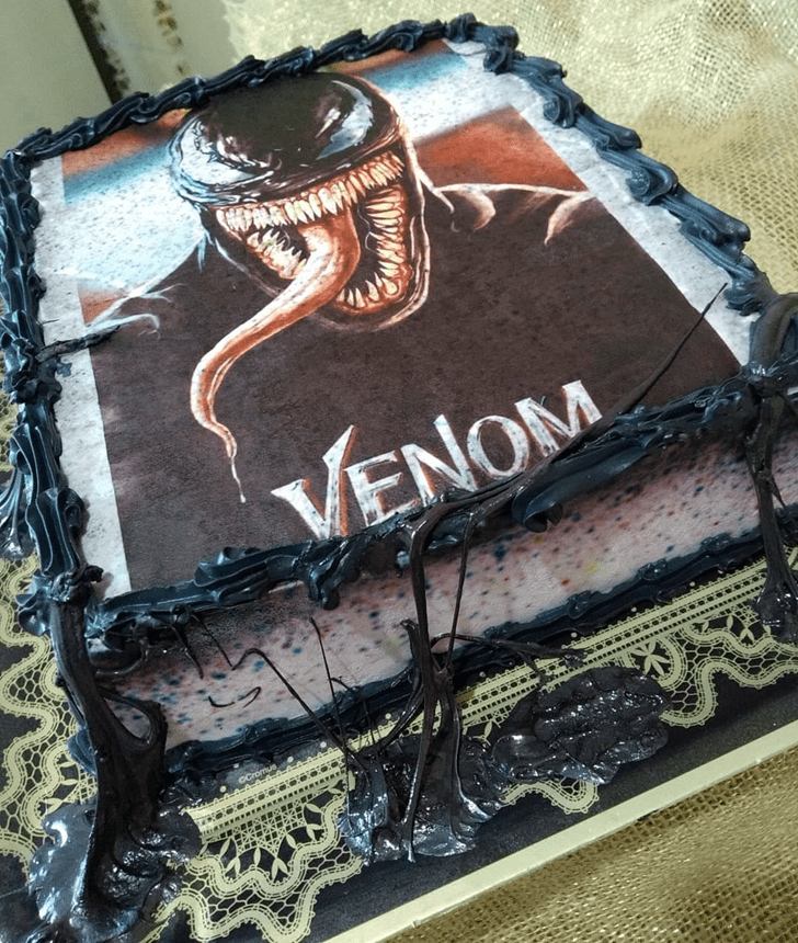 Enticing Venom Cake