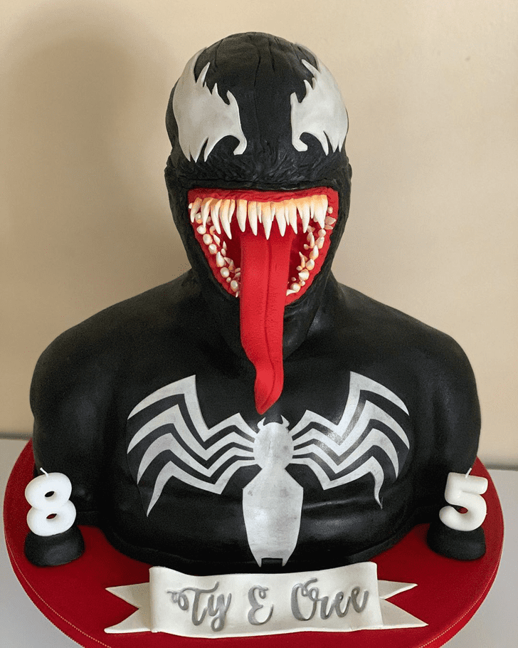 Lovely Venom Cake Design