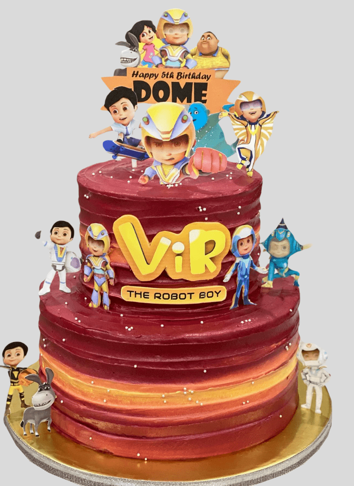 Alluring Vir The Robot Boy Cake