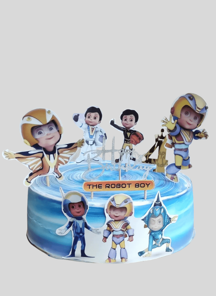 Bewitching Vir The Robot Boy Cake