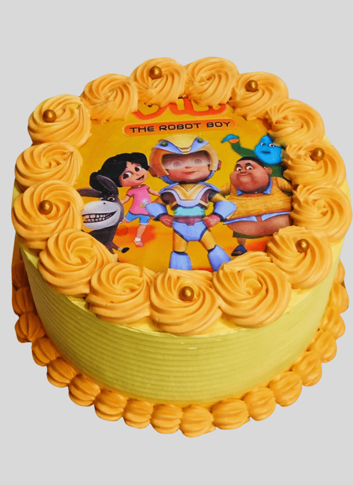 Dazzling Vir The Robot Boy Cake