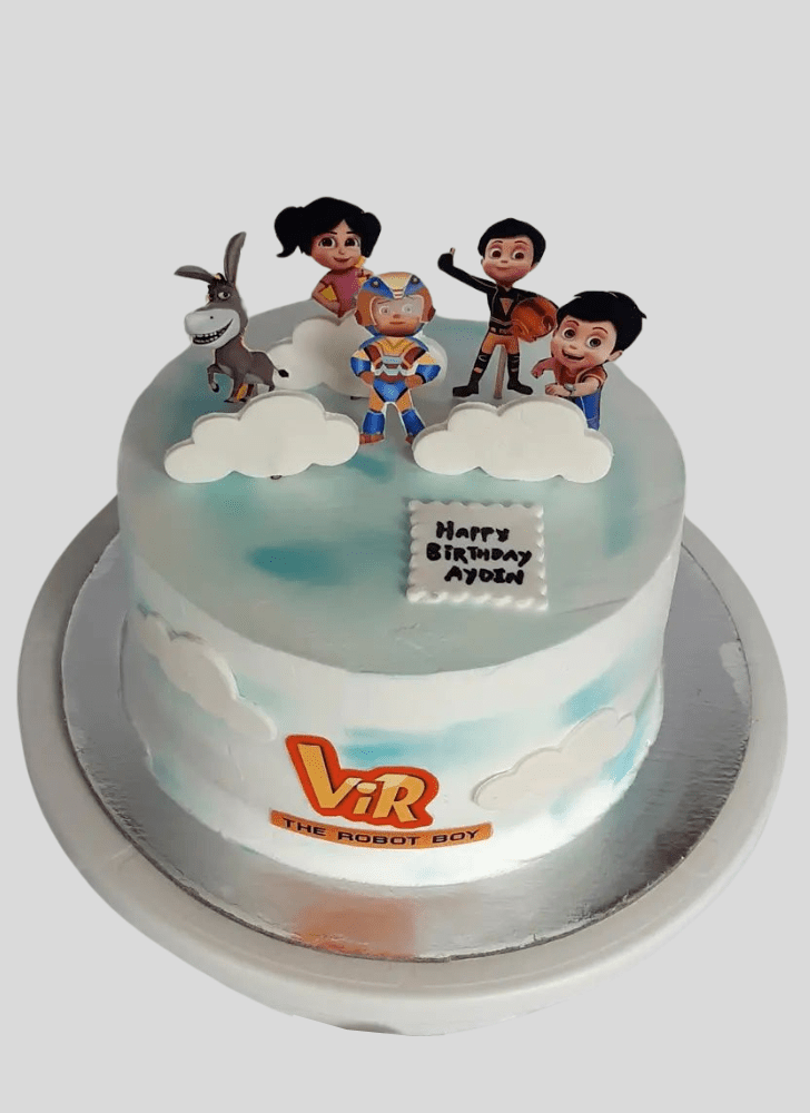 Enthralling Vir The Robot Boy Cake