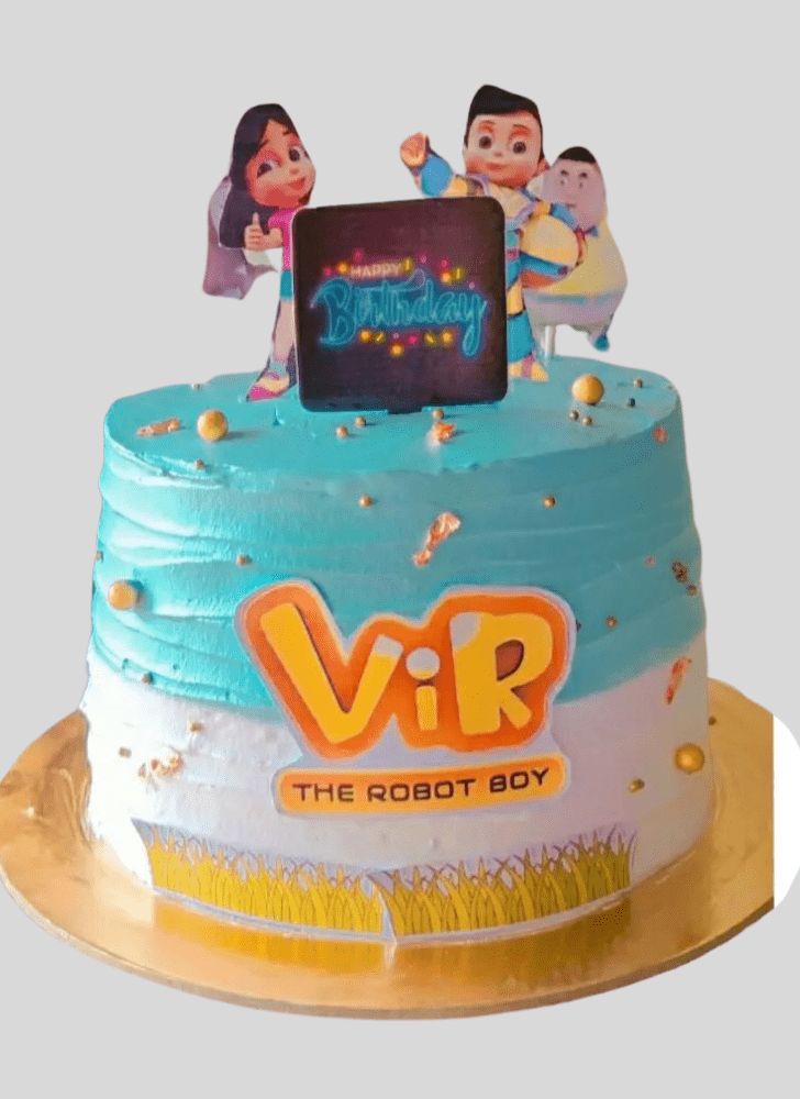 Grand Vir The Robot Boy Cake