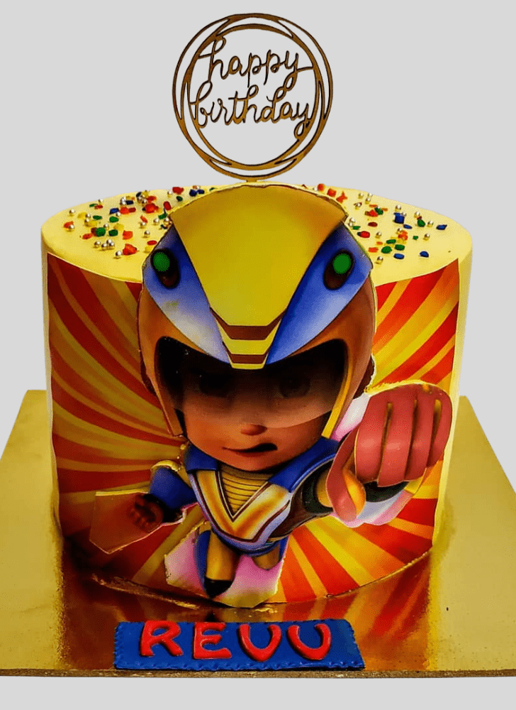 Inviting Vir The Robot Boy Cake