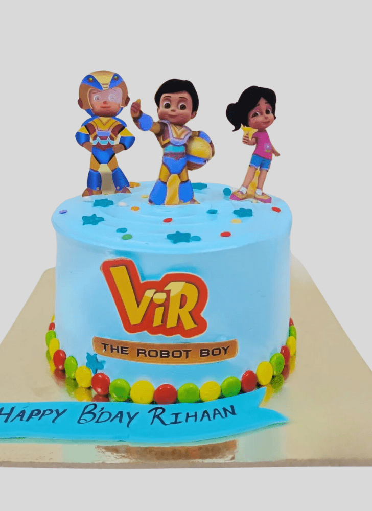 Amazing Vir The Robot Boy Cake