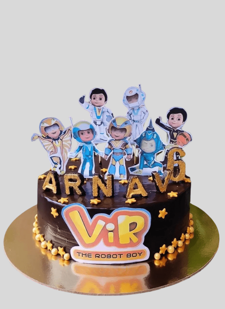 Mesmeric Vir The Robot Boy Cake