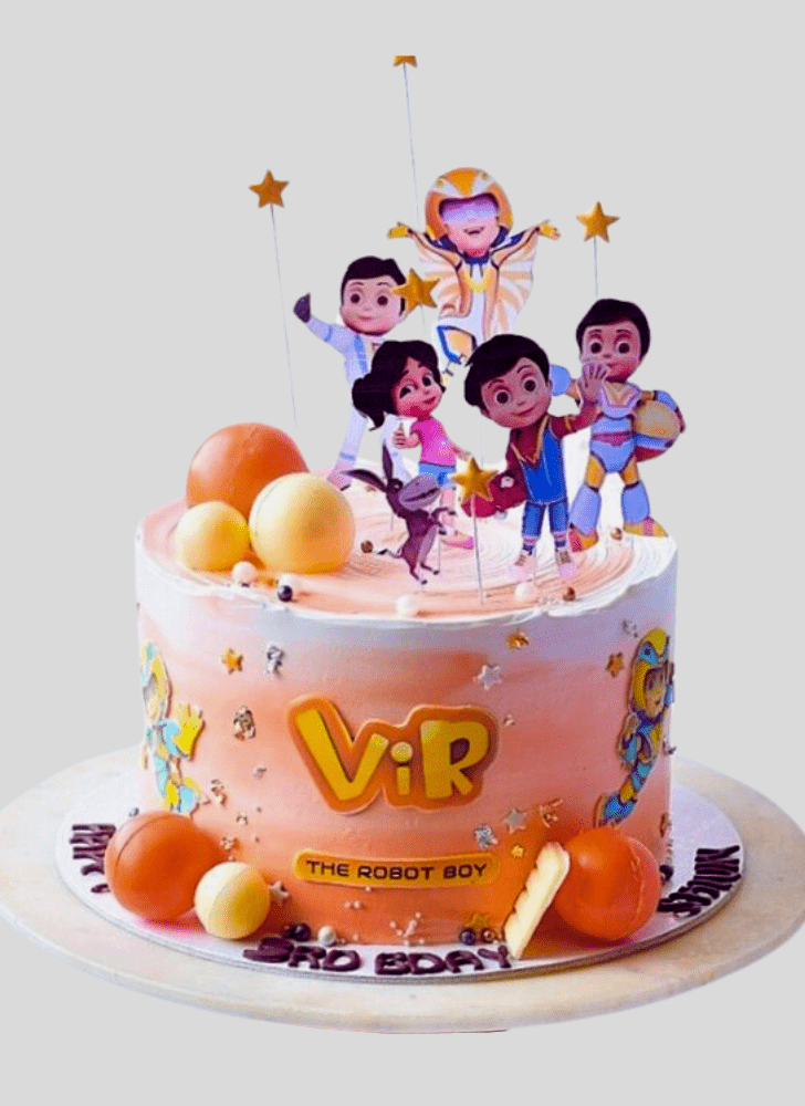 Ravishing Vir The Robot Boy Cake