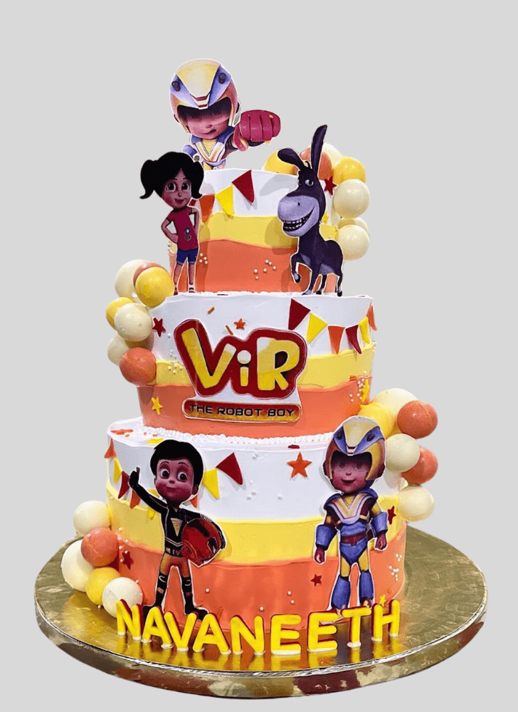 Resplendent Vir The Robot Boy Cake