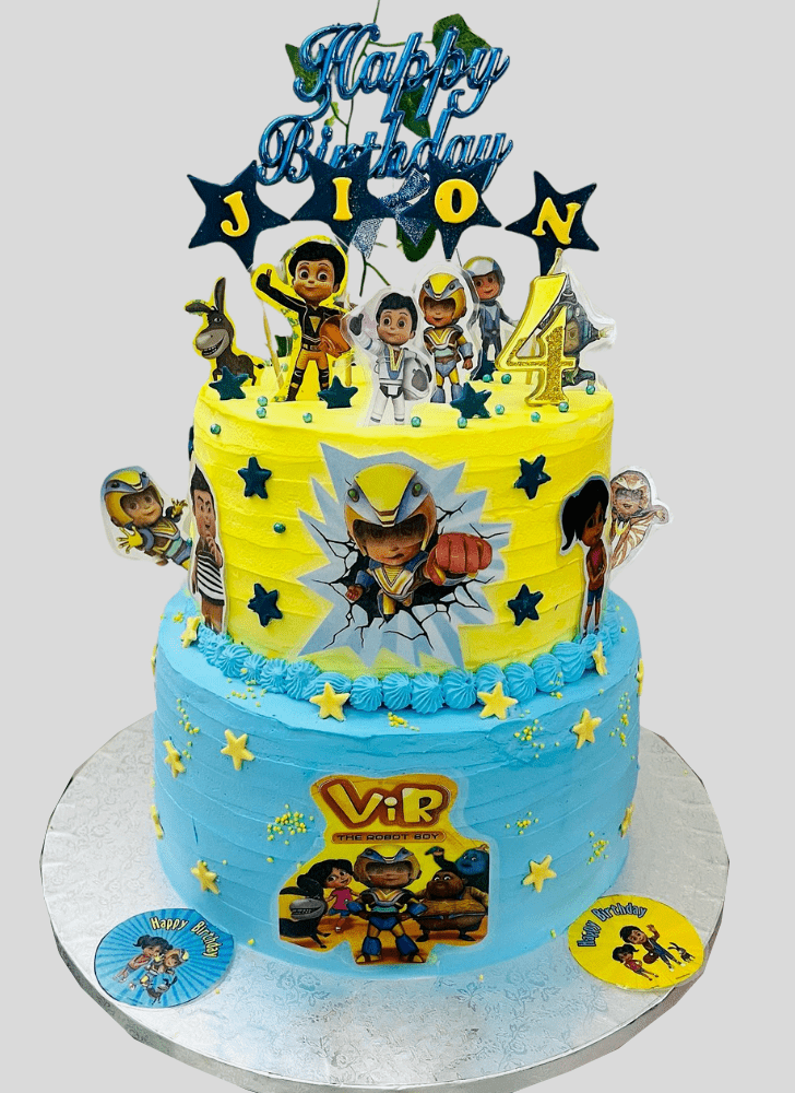 Slightly Vir The Robot Boy Cake