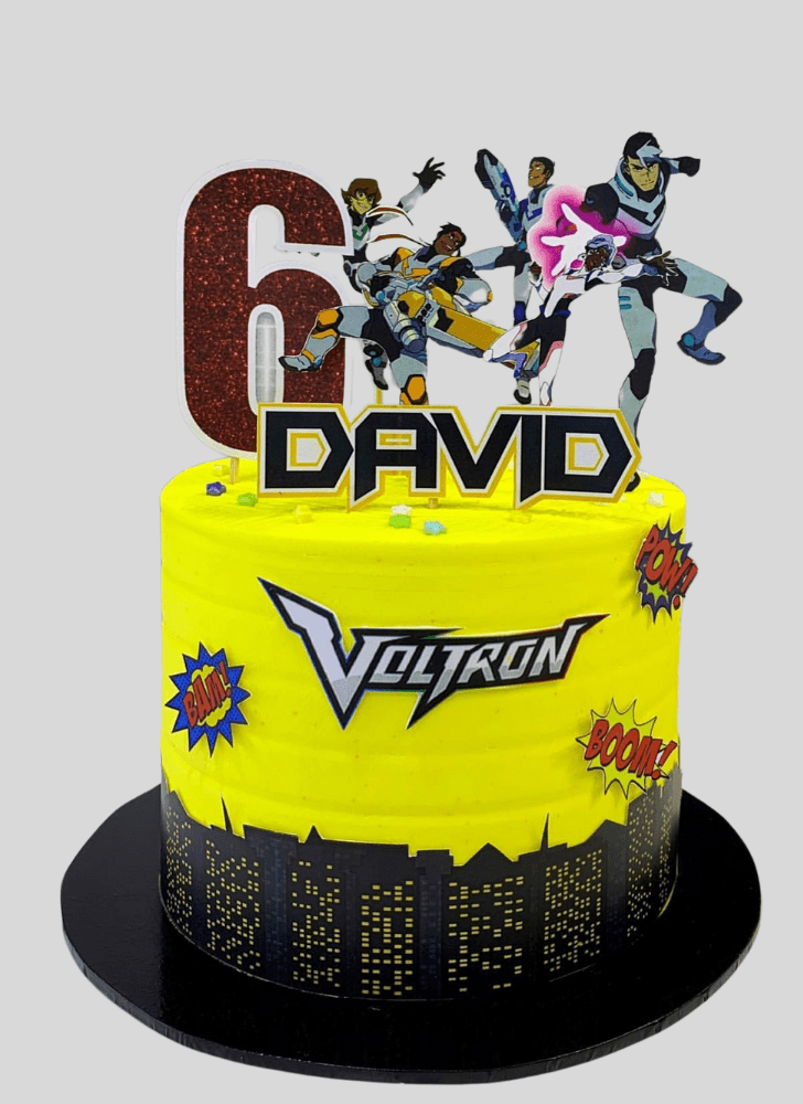 Appealing Voltron Cake