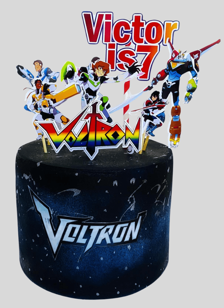 Beauteous Voltron Cake