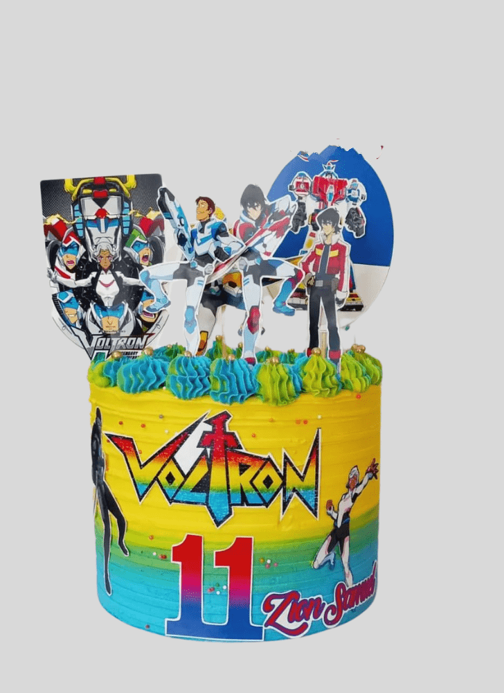 Charming Voltron Cake