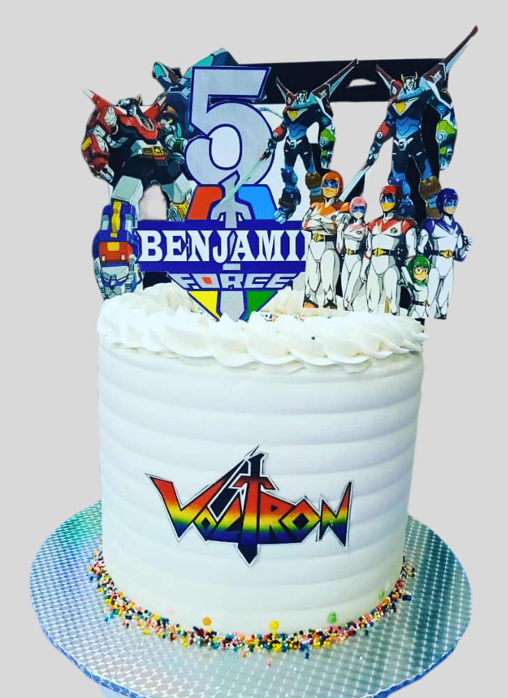 Delicate Voltron Cake