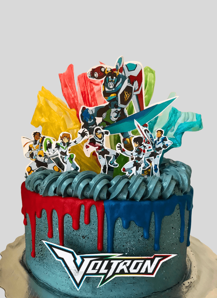 Exquisite Voltron Cake