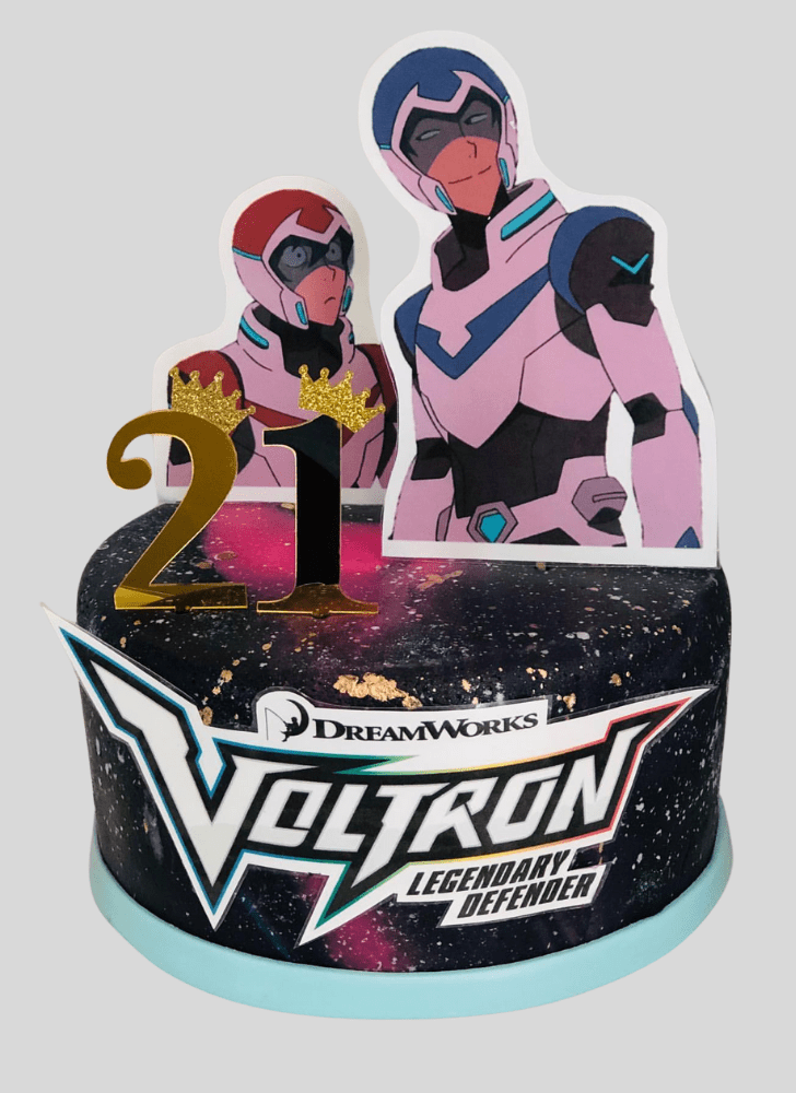 Gorgeous Voltron Cake