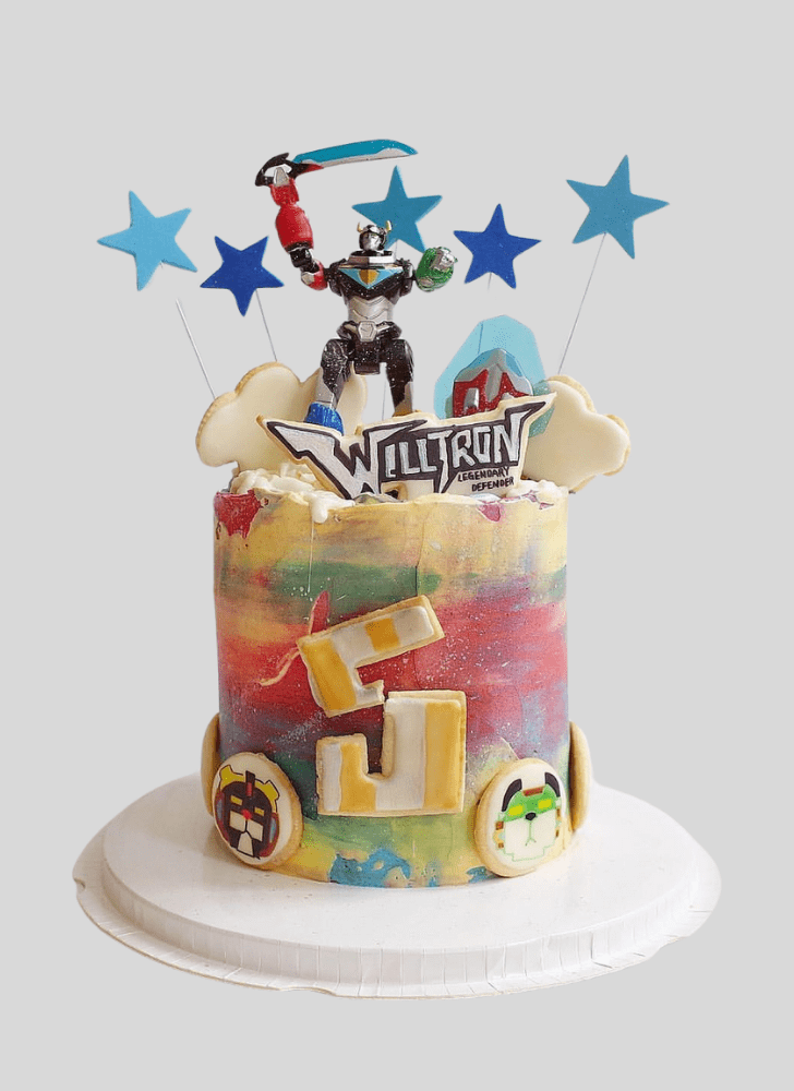 Inviting Voltron Cake