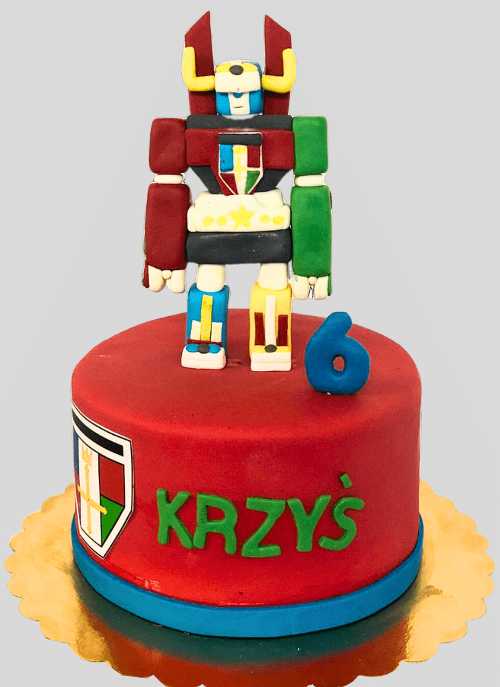 Shapely Voltron Cake