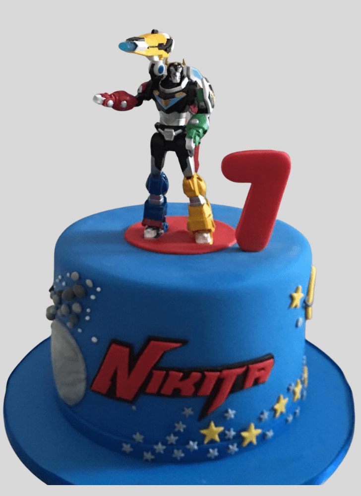 Slightly Voltron Cake