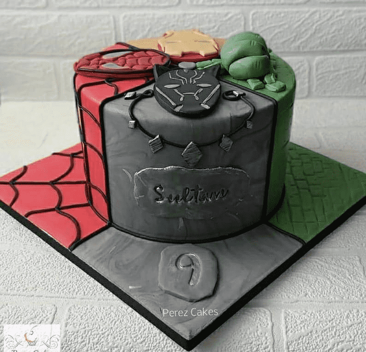 Pleasing Wakanda Cake