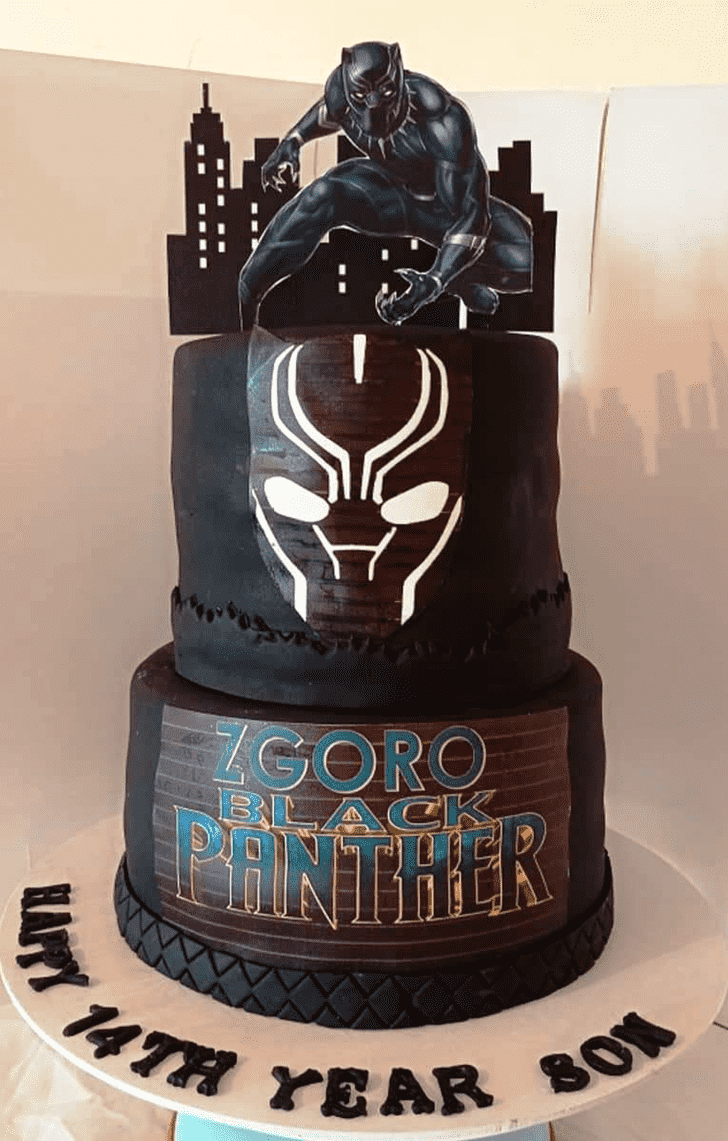 Radiant Wakanda Cake