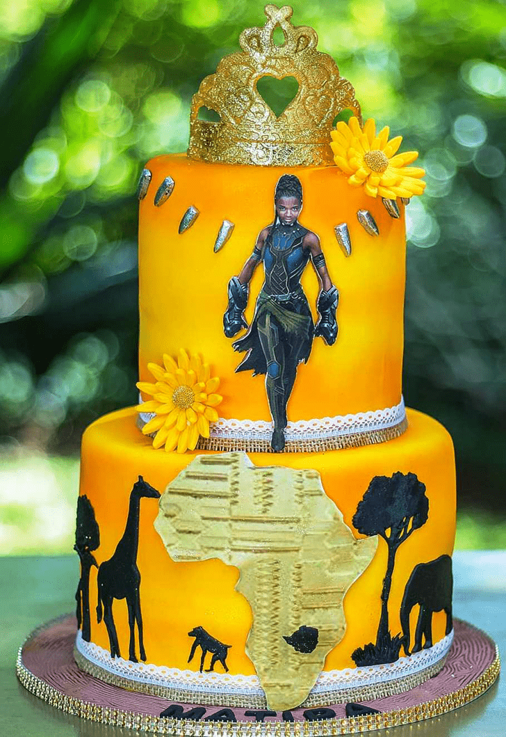 Charming Wakanda Forever Cake